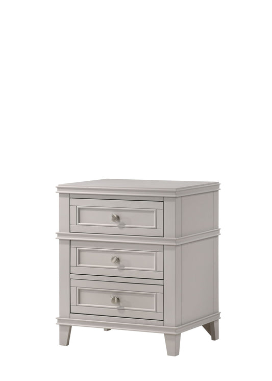 Nova II - 3 Drawer Nightstand With USB