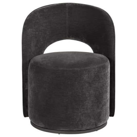 Harjo - Velvet Upholstered Swivel Accent Chair