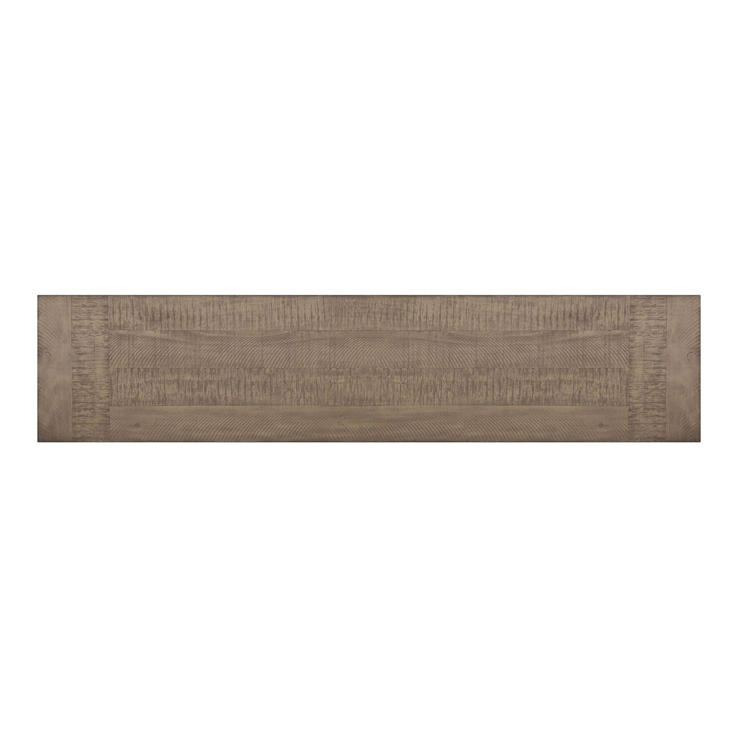 Yellowstone - Dining Bench With Metal Bar Cross - Medium Brown