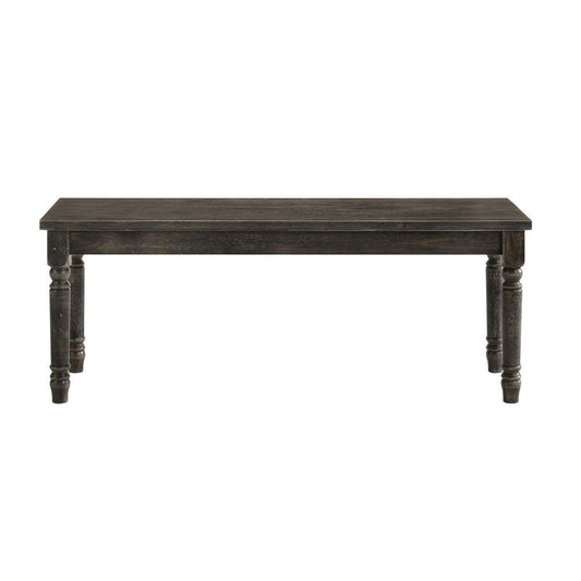 Claudia II - Bench - Weathered Gray