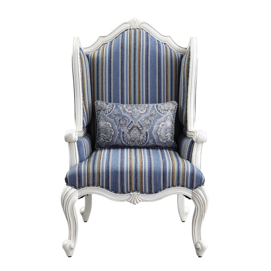 Ciddrenar - Chair With Pillow - Fabric & White