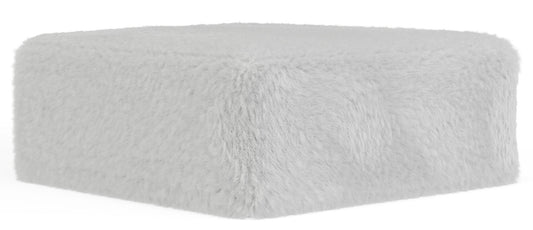 Bankside - Fabric Cocktail Ottoman - Gray