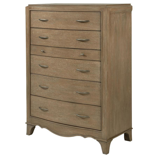 Revello - 6-Drawer Bedroom Chest Of Drawers - Washed Mango