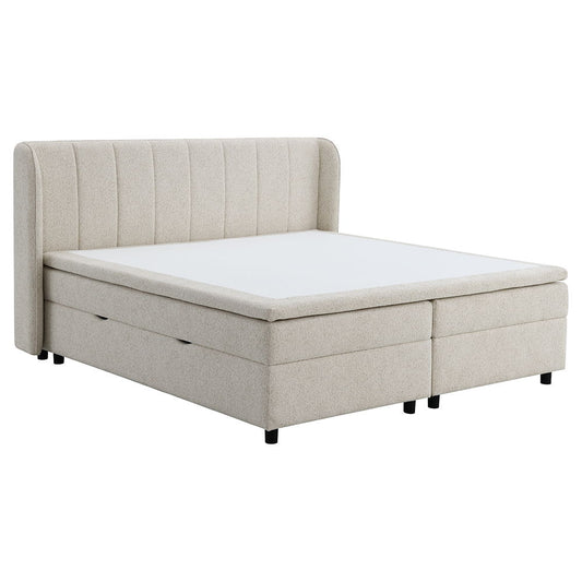 Adonia - Queen Bed With Storage - Beige