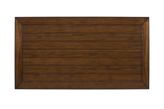 Will Dining - Table With 6 Drawers - Gray / Brown