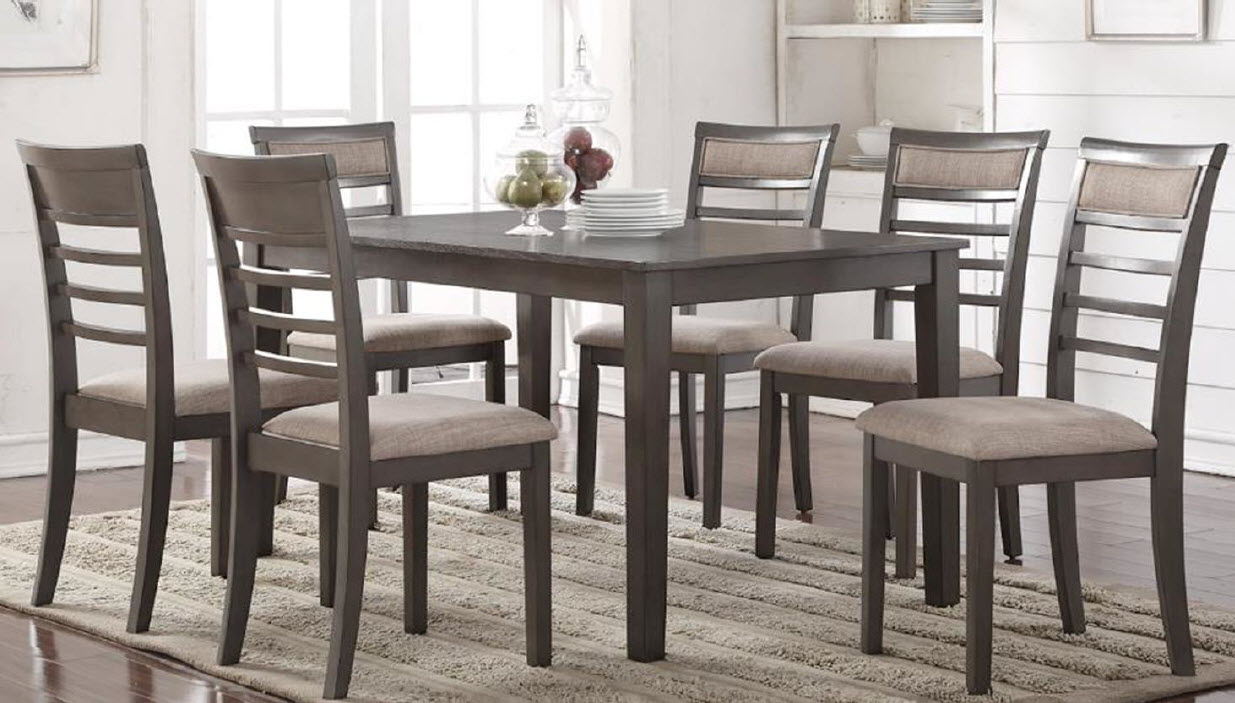 Glendale - 7 Piece Dining Set - Dark Brown