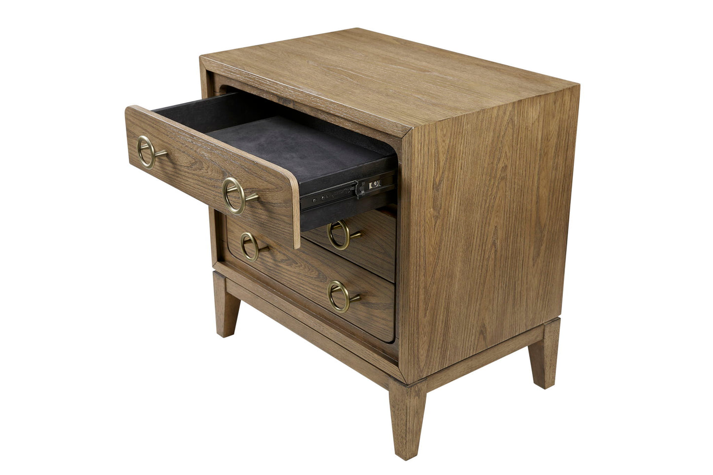 Elure - 3 Drawer Nightstand With USB