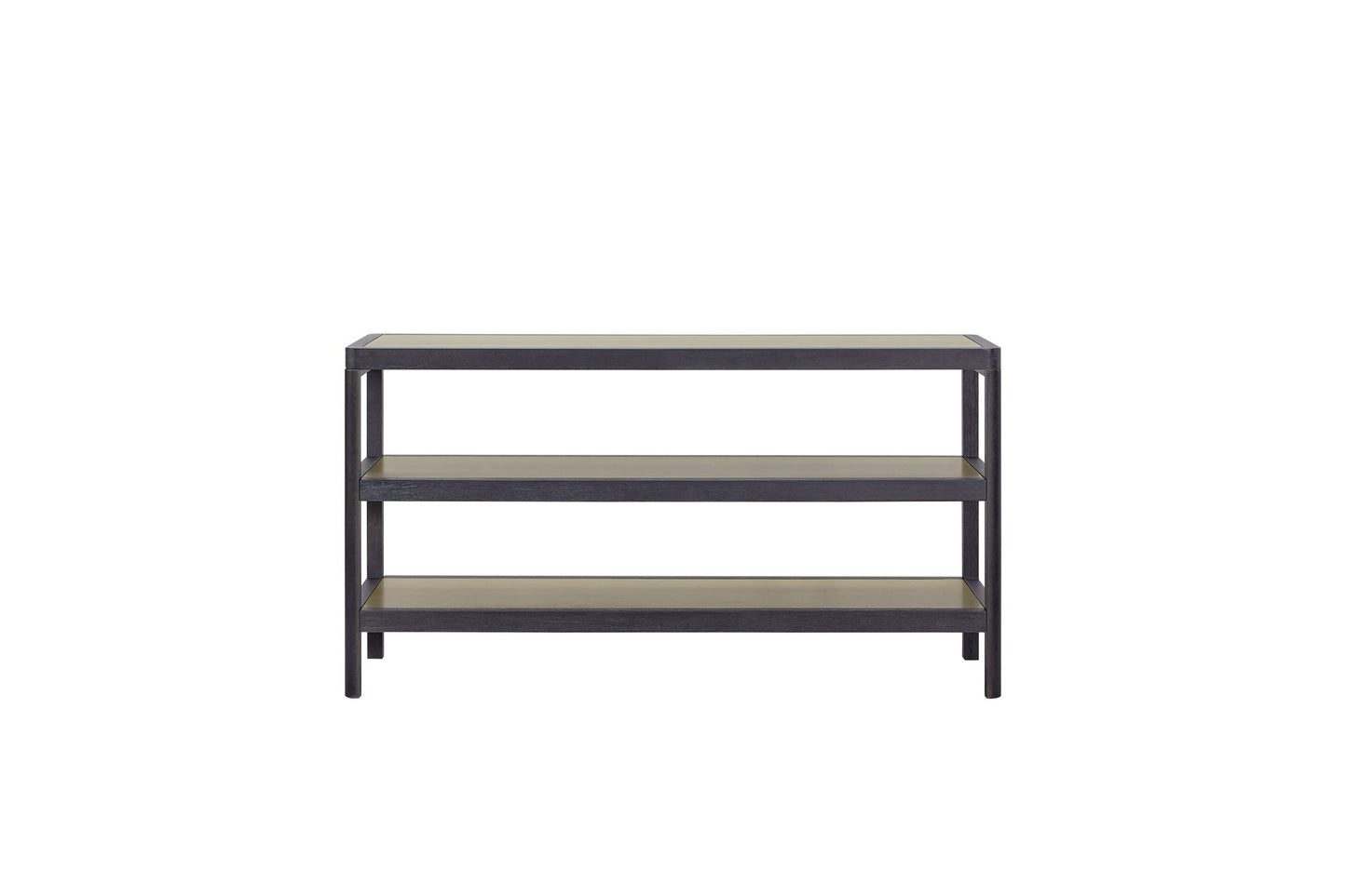 Elure - Channel Console Table - Peppercorn