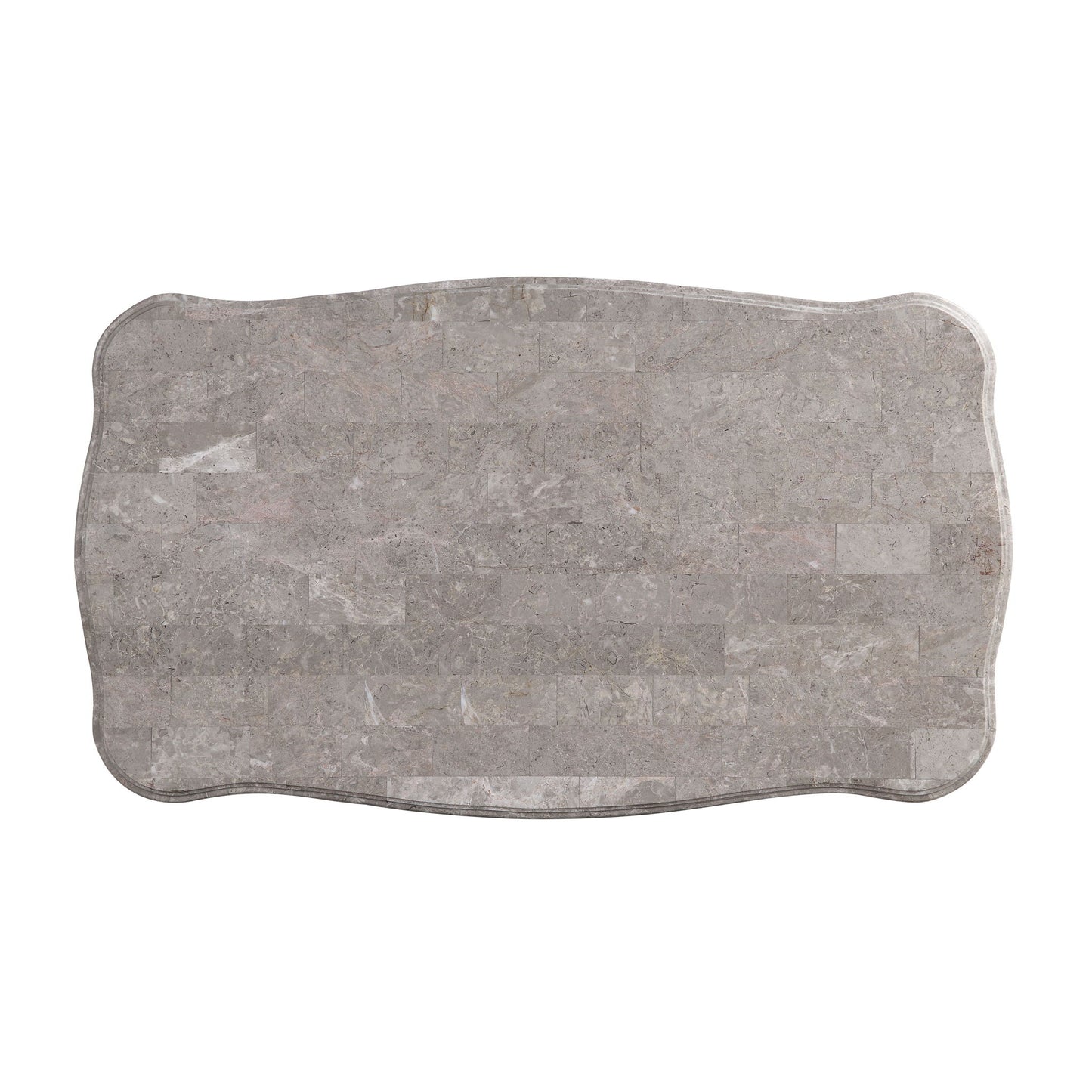 Ciddrenar - Coffee Table - Marble Top & White Finish
