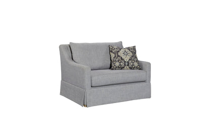 Citrus Heights - Chair And 1/2 With 1 Pillow - Gray