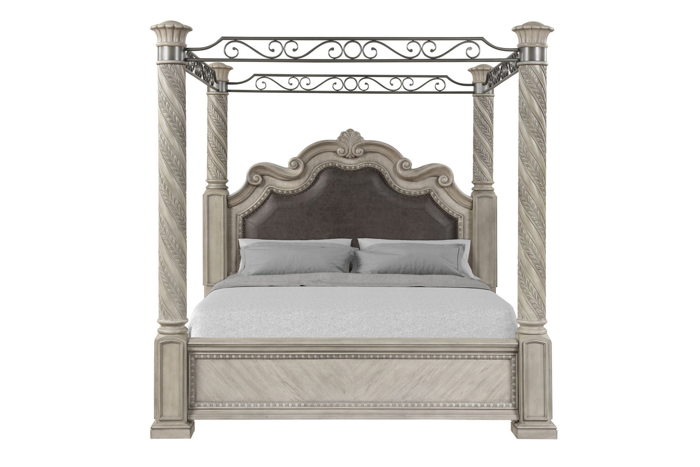 Coventry - Upholstered Panel Canopy Bed