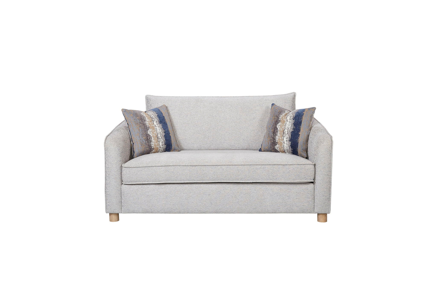 Trilogy - Loveseat - Pearl Silver