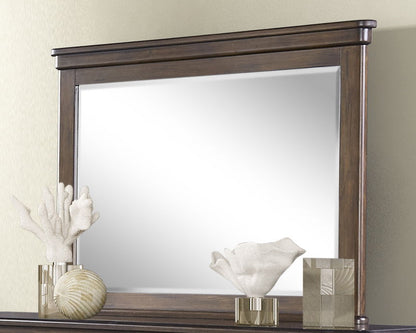 Danville - Landscape Mirror - Spice Brown