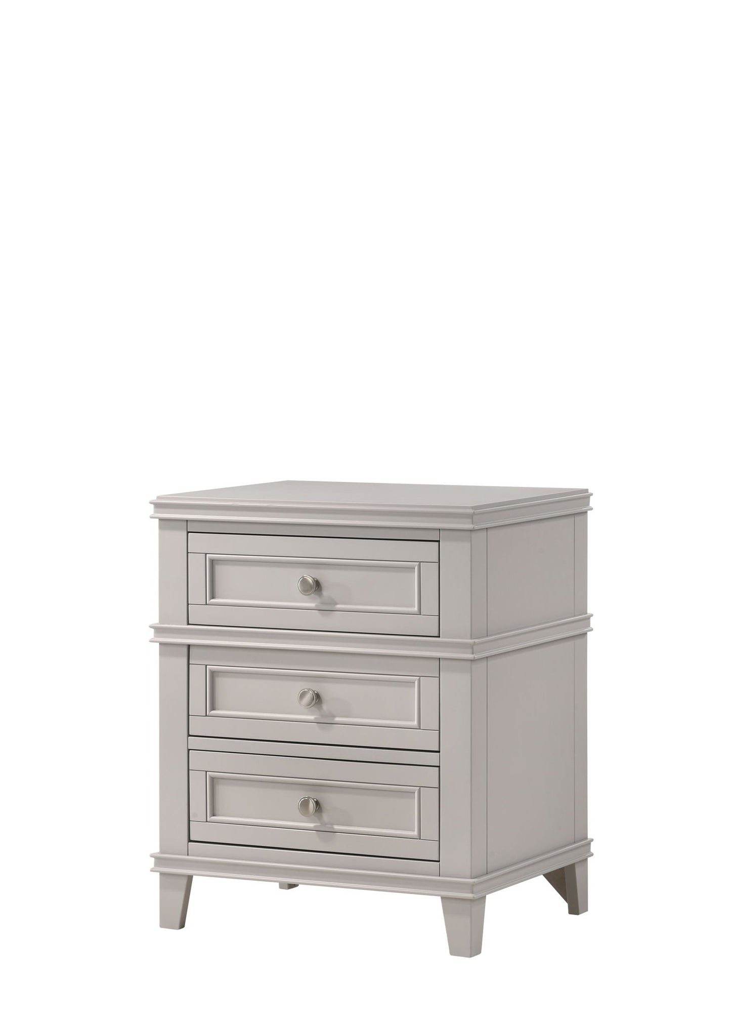Nova II - 3 Drawer Nightstand With USB