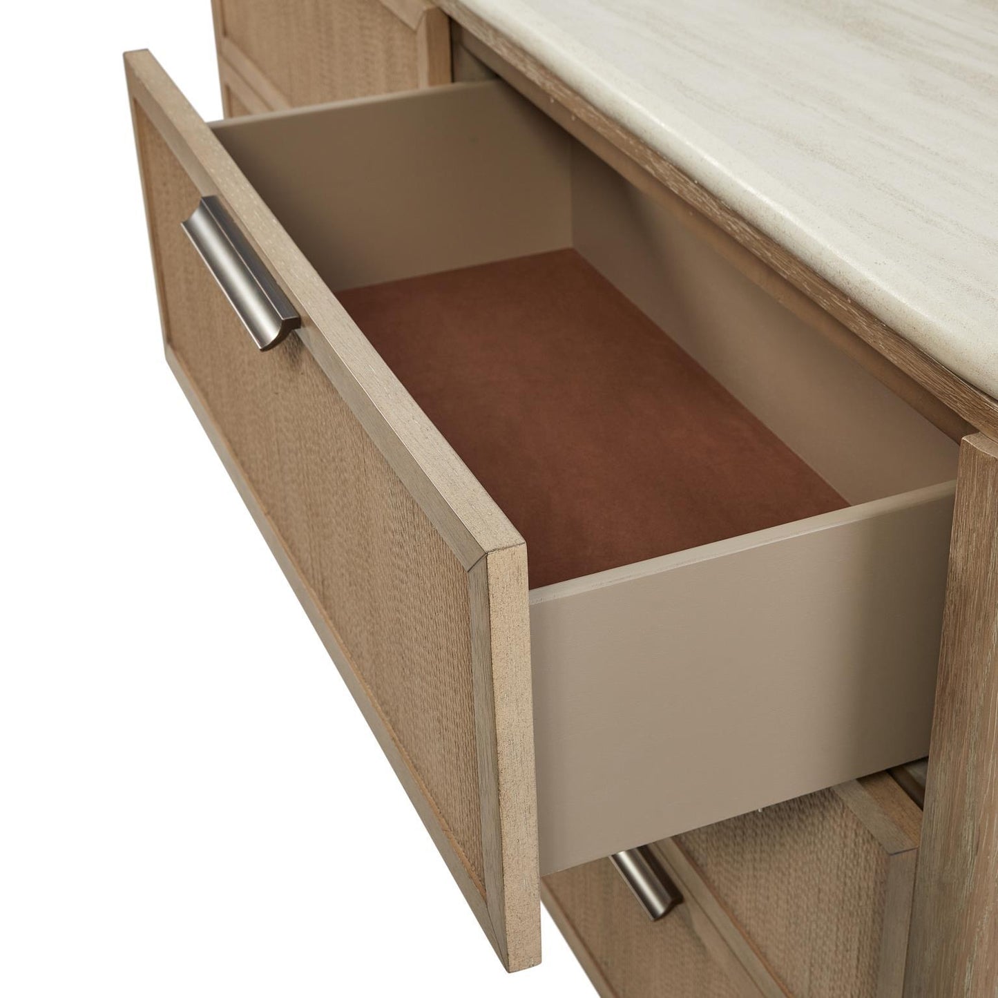 Trilogy - Dresser With Rope Drawer Fronts - Toffee