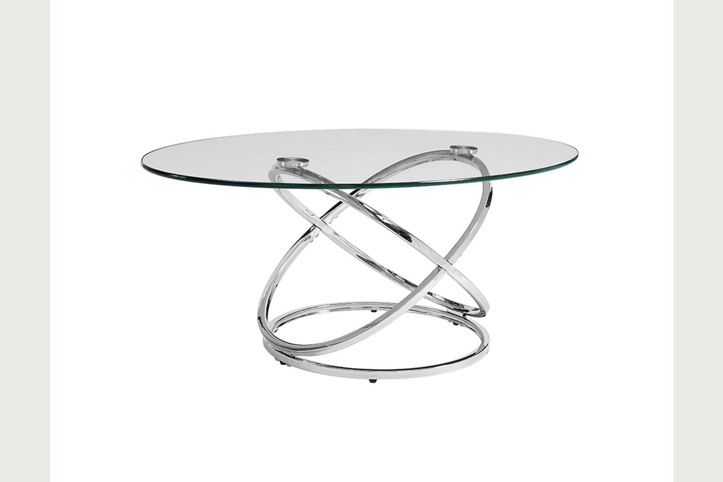 Atomic - Cocktail Table - Chrome / Glass