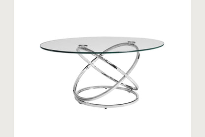 Atomic - Cocktail Table - Chrome / Glass