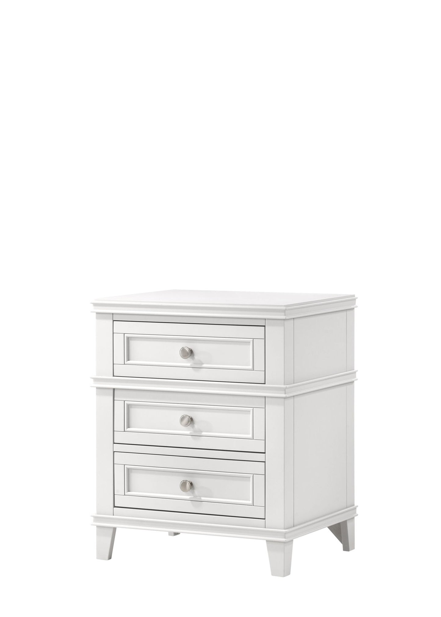 Nova II - 3 Drawer Nightstand With USB