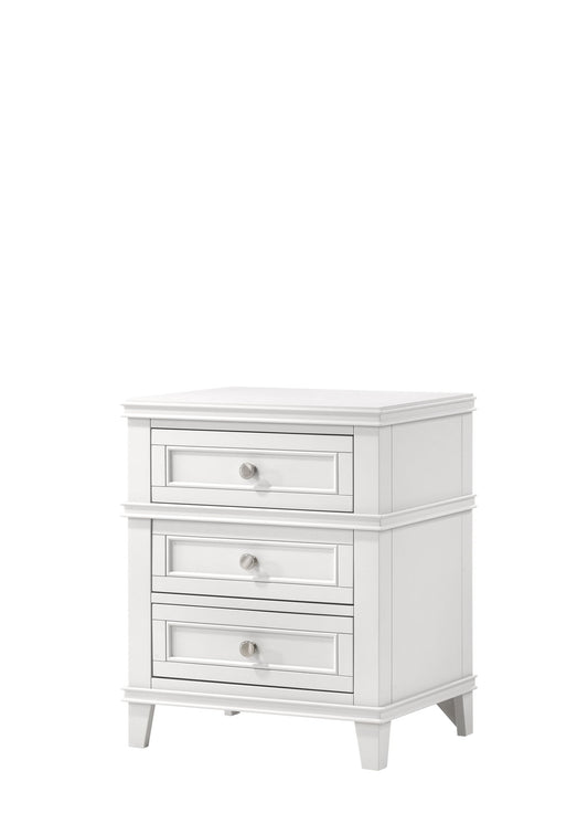 Nova II - 3 Drawer Nightstand With USB