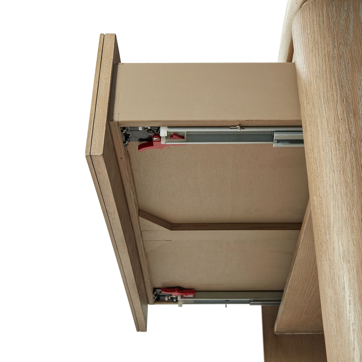 Trilogy - Two Drawer Nightstand With Oak Veneer Drawer Fronts - Toffee