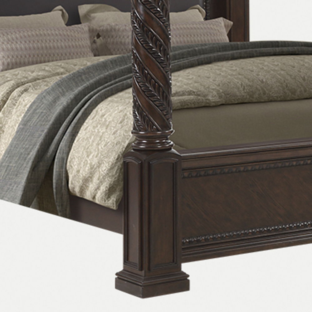 Coventry - Upholstered Panel Canopy Bed