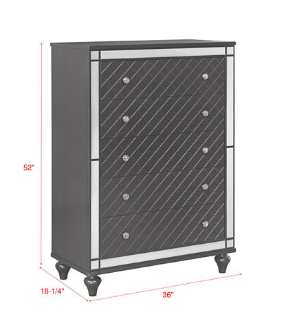 Refino - Chest - Gunmetal