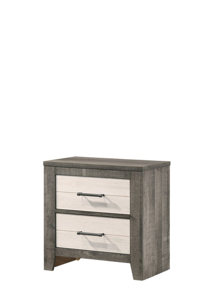 Rhett - Nightstand - Chalk / Gray