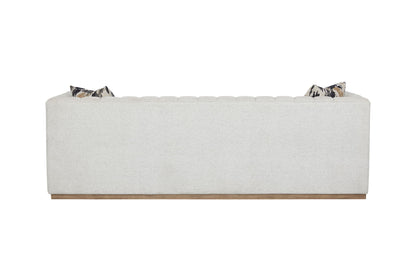 Elure - Channel Sofa - Pearl Silver