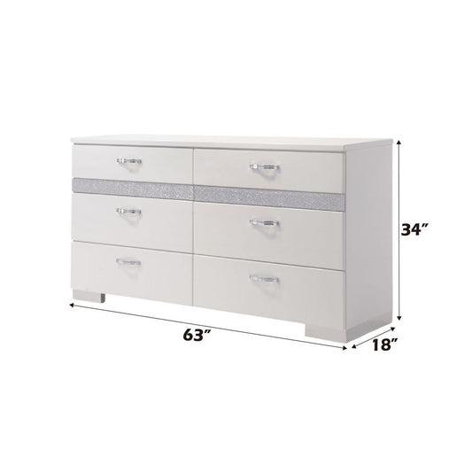 Naima II - Dresser - White High Gloss