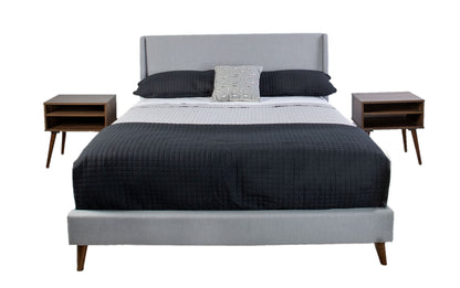 Maddison - Upholstered Bed In A Box With 2 Nightstands