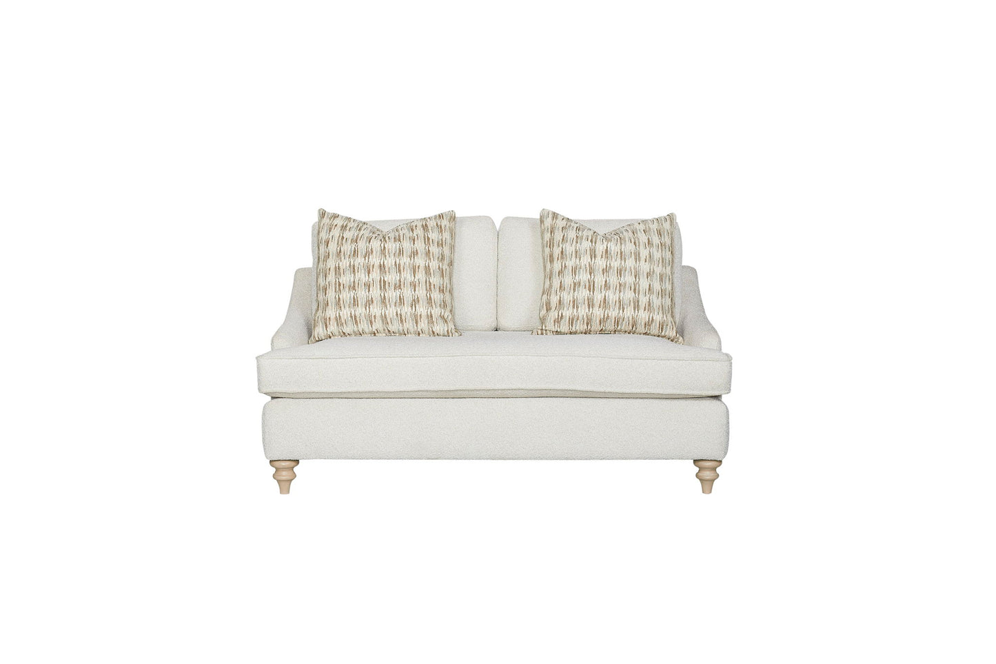 Citrus Heights - Loveseat With 2 Pillows - White