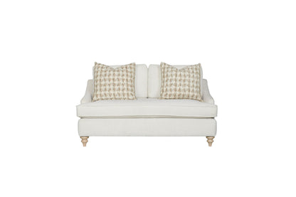 Citrus Heights - Loveseat With 2 Pillows - White
