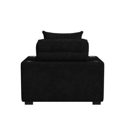 Arizona - Chaise With 1 Pillow 20", 2 Cupholders And 2 USB