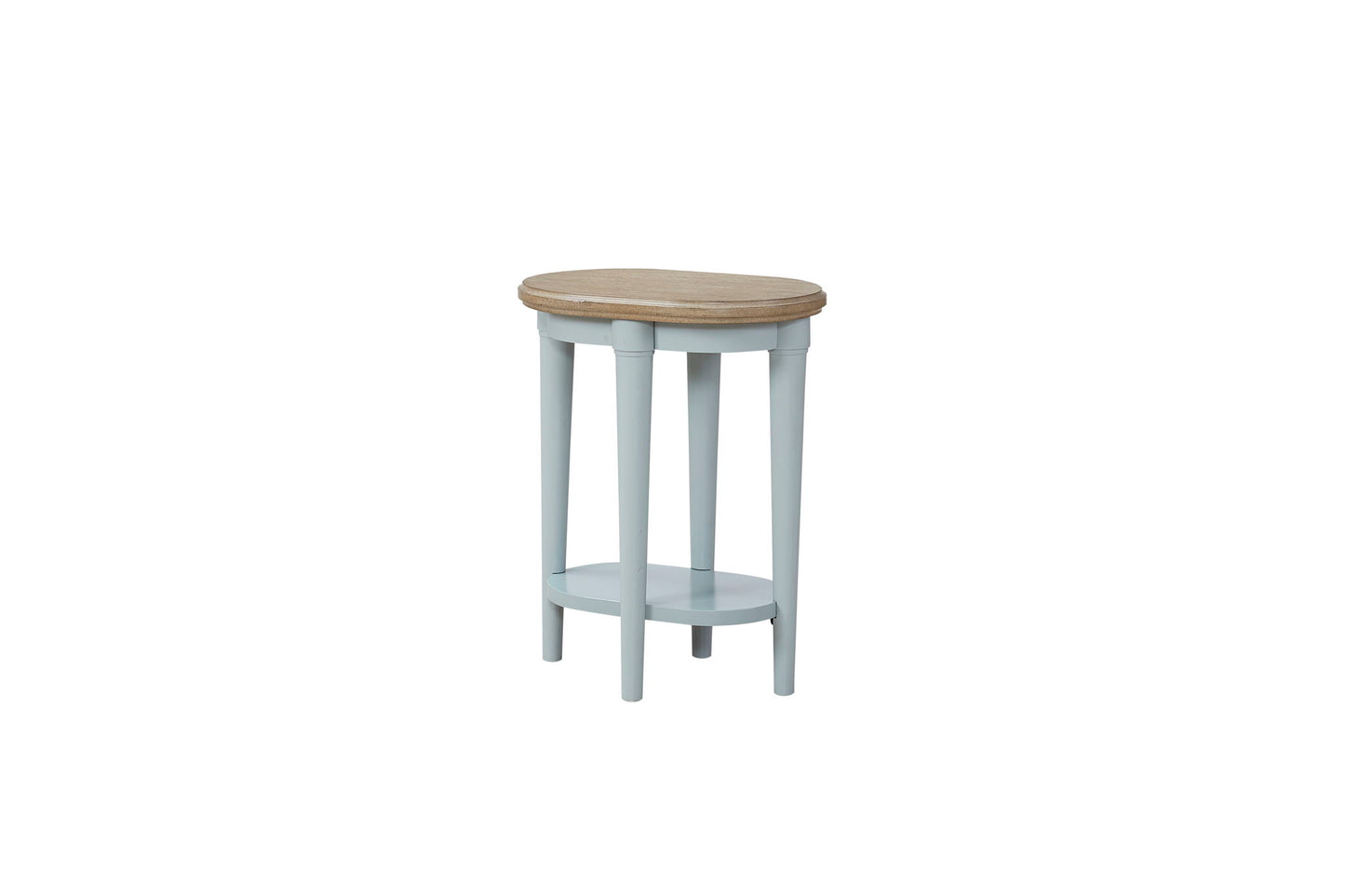 Citrus Heights - Chairside Table - Ocean / Light Brown