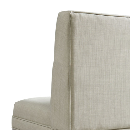 Peyton - Sectional Sofa Counter Set - Pearl Silver