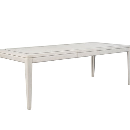 Trilogy - Dining Table With Metal Inlay - Vanilla