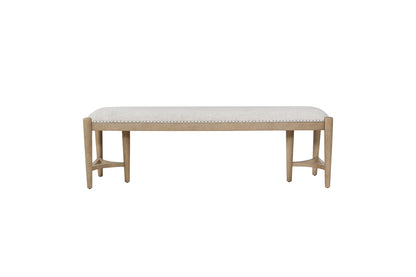 Citrus Heights - Bench - Sand / Pearl Silver