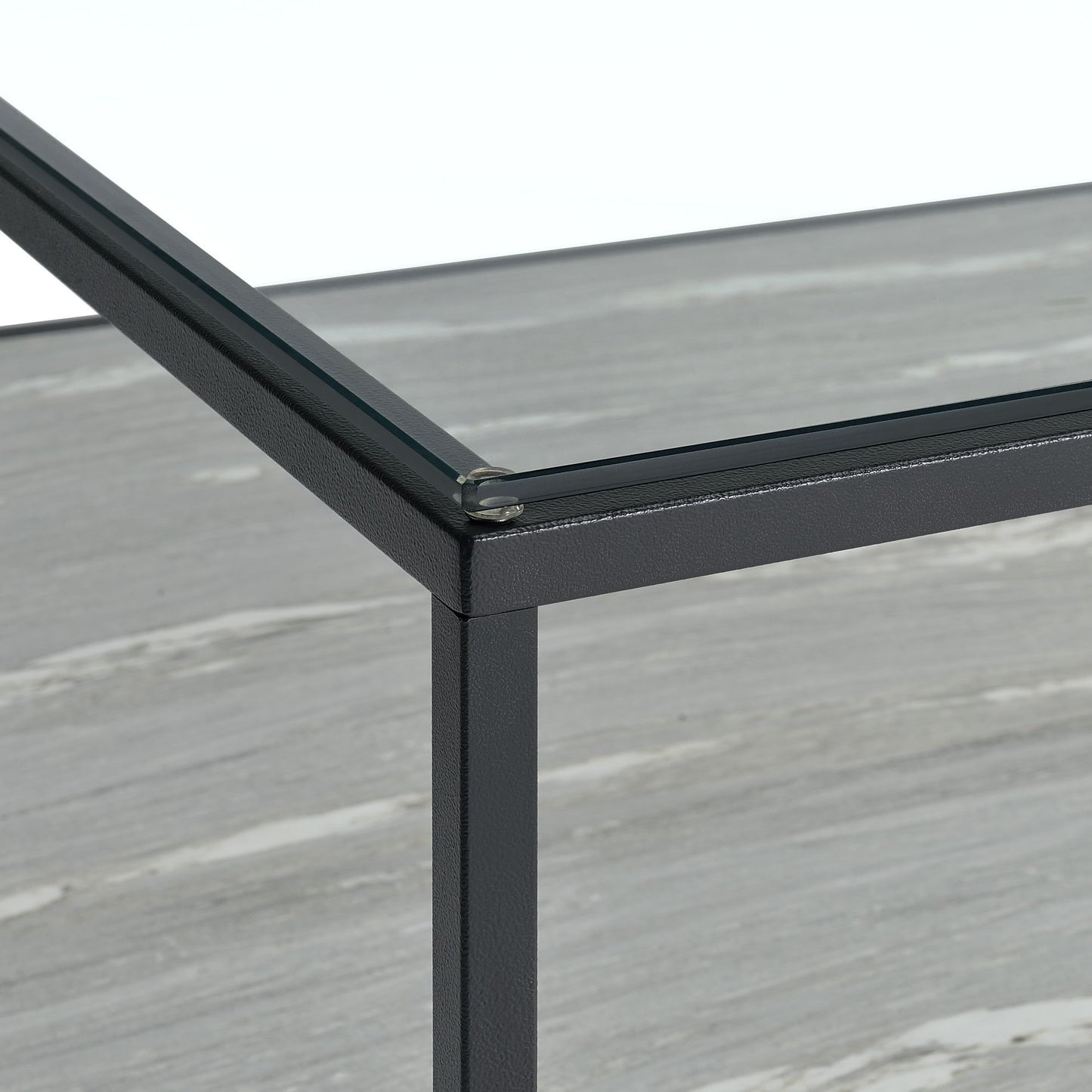 Yasmin - 2 Piece Occasional Table Set Coffee Table & End Table - Gray