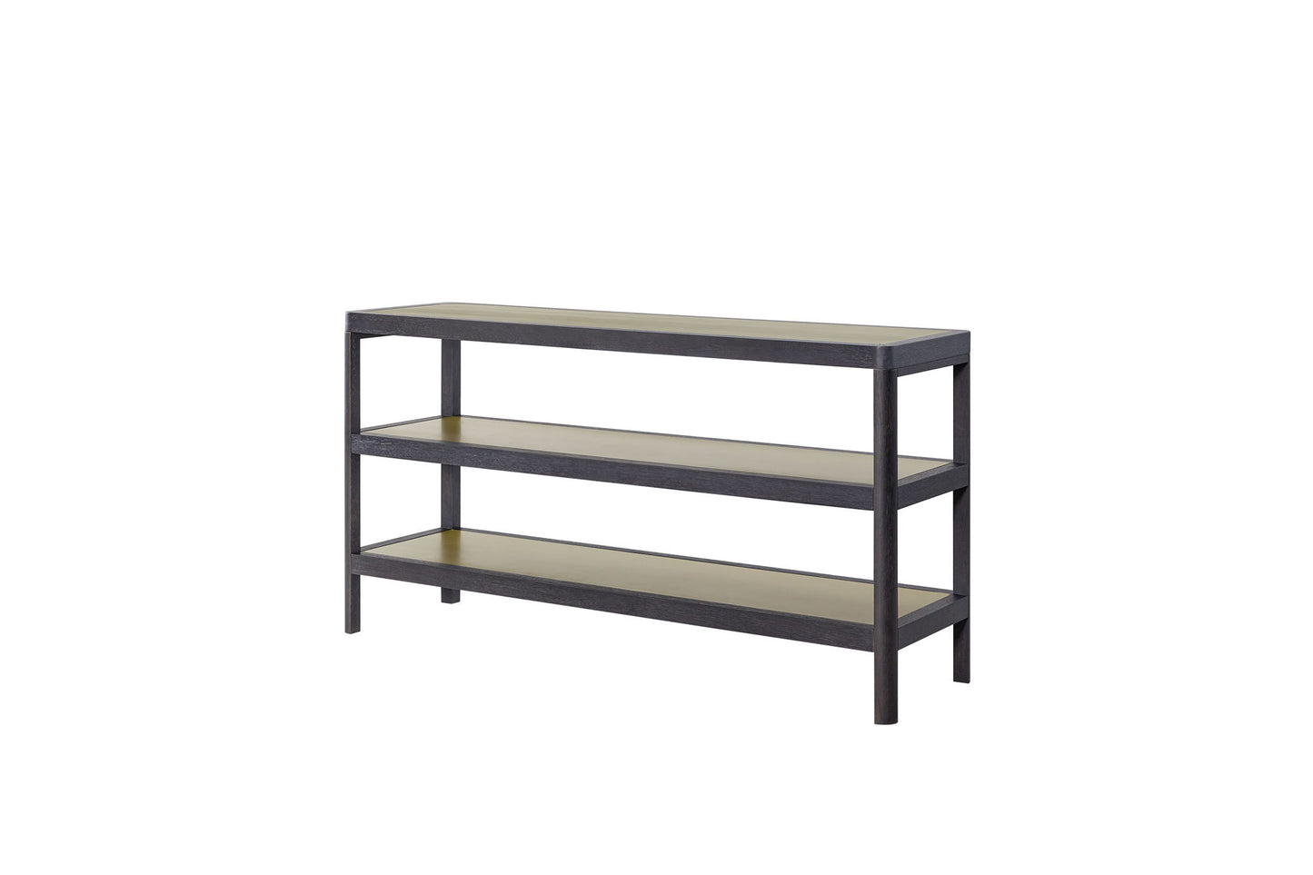 Elure - Channel Console Table - Peppercorn