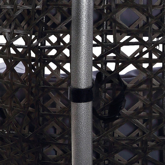 Vasant - 52" Hanging Chair - Fabric & Wicker