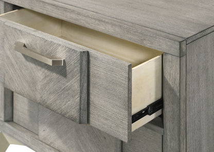 Aries - 2 Drawer Nightstand - Gray