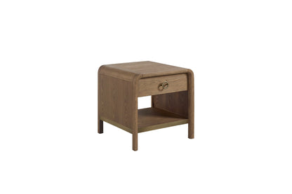 Elure - Waterfall End Table - Latte