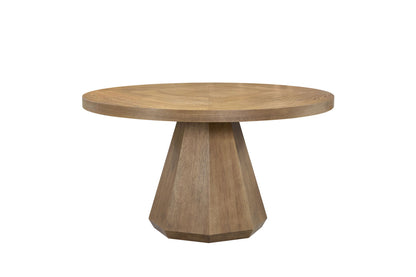 Elure - Round Dining Table - Latte