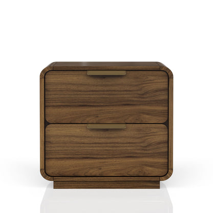 Summerfield - Nightstand With USB - Walnut