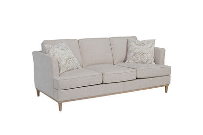 Citrus Heights - Sofa With 2 Pillows - Pearl Silver