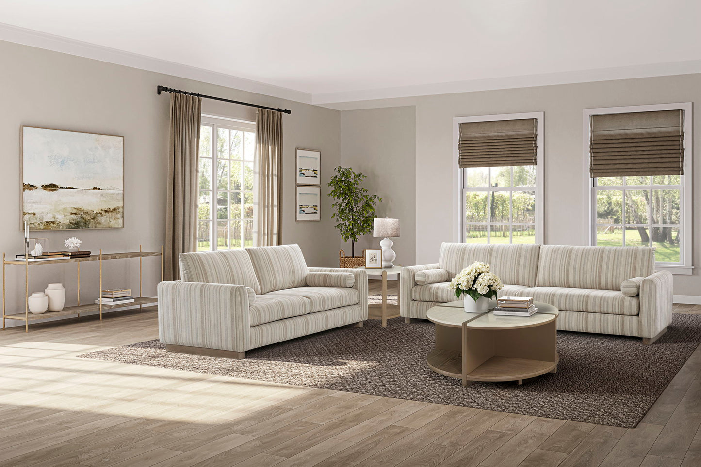 Trilogy - Loveseat - Beige