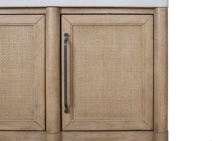 Citrus Heights - Cane Door, Cement Top Server - Sand