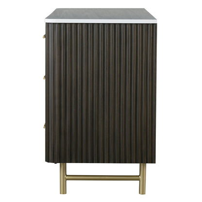 Clayten - Dresser - Marble Top & Espreeso Finish