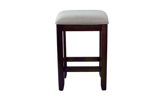 Lindsey - Stool (Set of 2) - Ebony / Beige