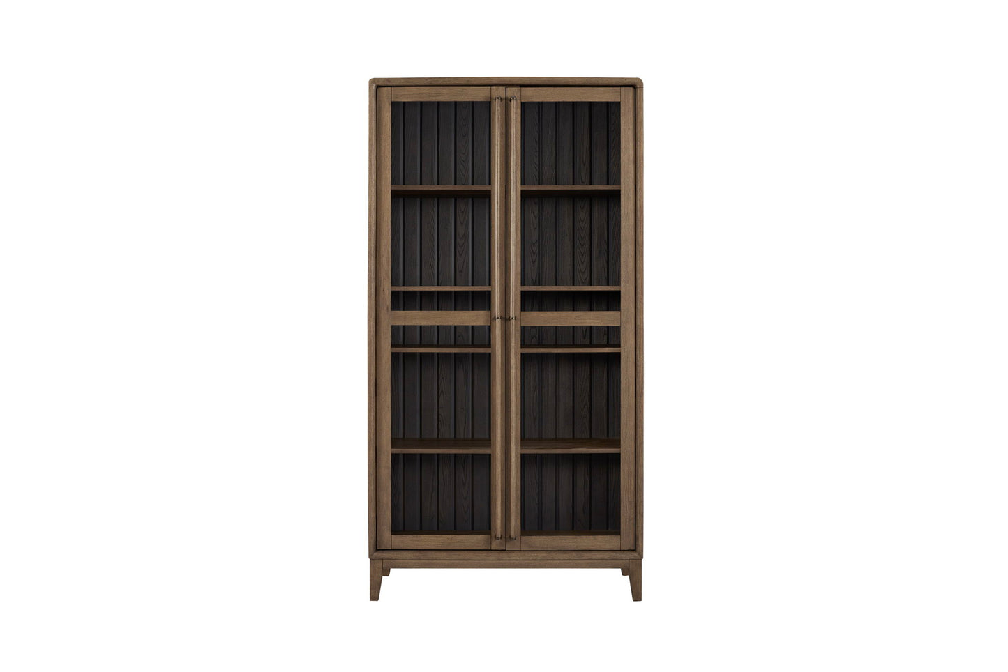 Elure - Display Cabinet - Latte / Peppercorn